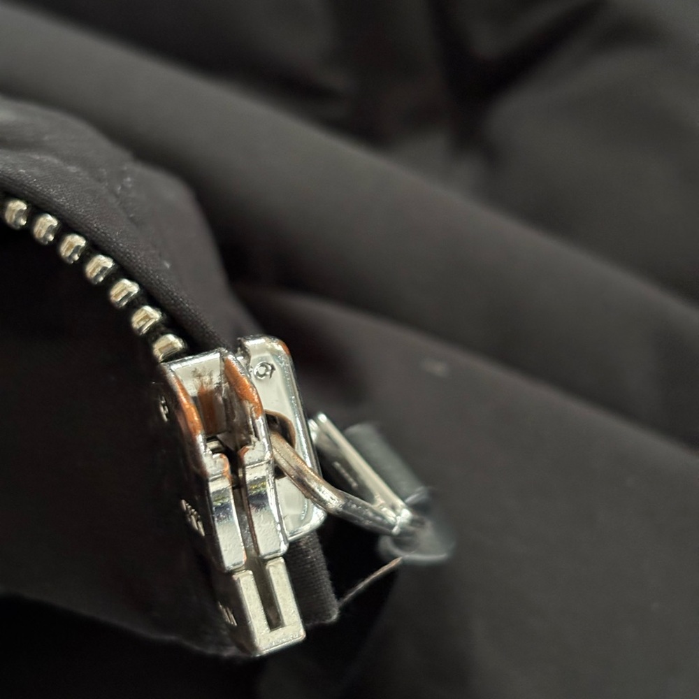 Atelier Noir Black Down Puffer Coat division of Rudsak Genuine Raccoon Fur Trim - Picture 12 of 16